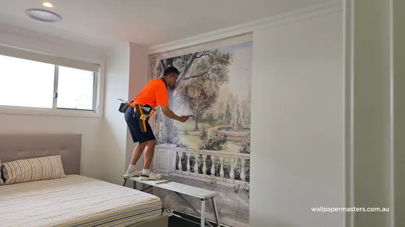 Kids Room Wallpaper Installation