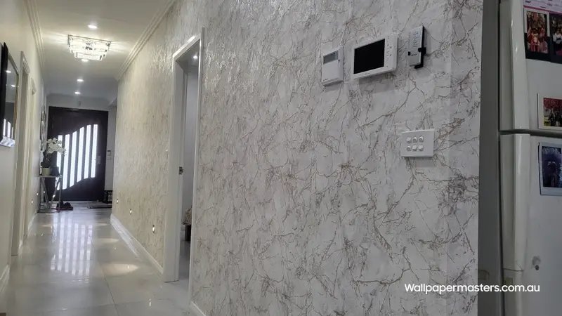 Hallway Wallpaper Installation