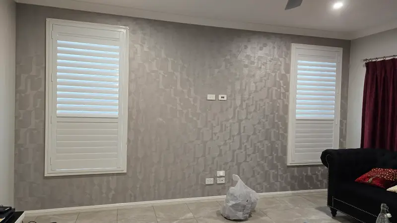 TV Back Wallpaper Installation