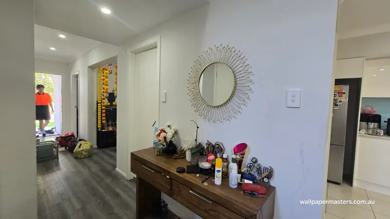 Hallway Wallpaper Installation