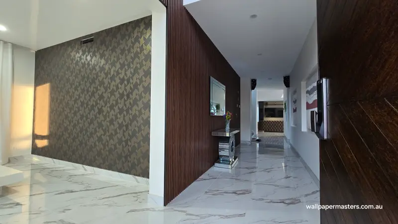 Hallway Wallpaper Installation