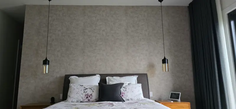 Bedroom Wallpaper Installation