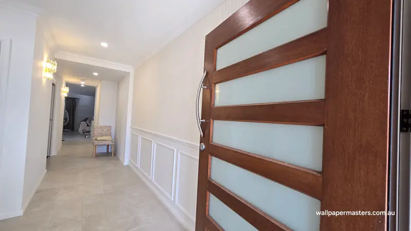 Hallway Wallpaper Installation