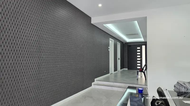 Hallway Wallpaper Installation