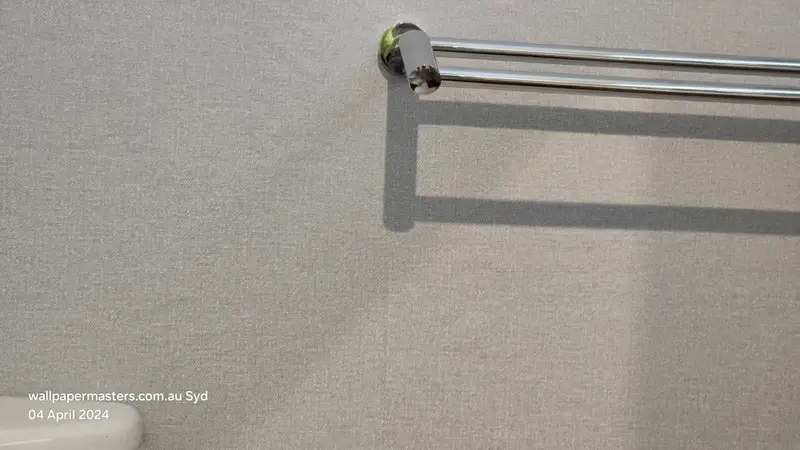 Toilet Wallpaper Installation