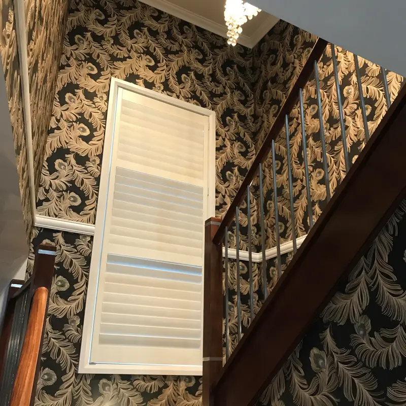 Staircase Wallpaper Installation