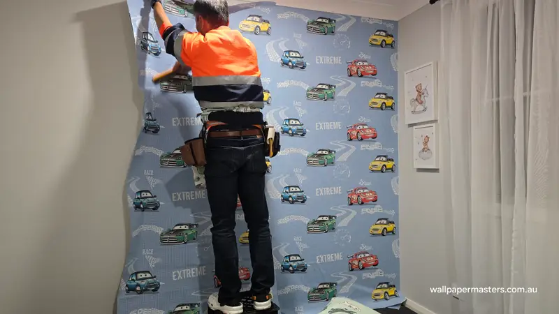 Kids Room Wallpaper Installation