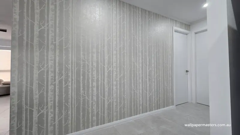 Dining Wallpaper Installation