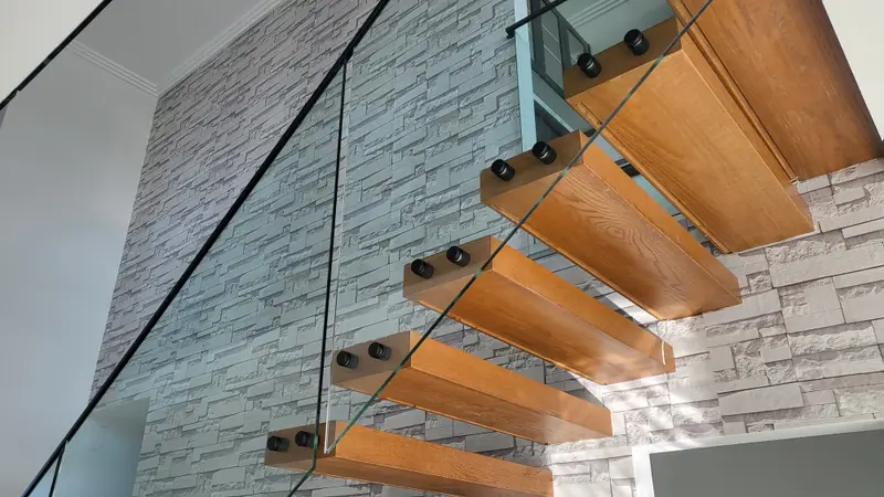 Staircase Wallpaper Installation