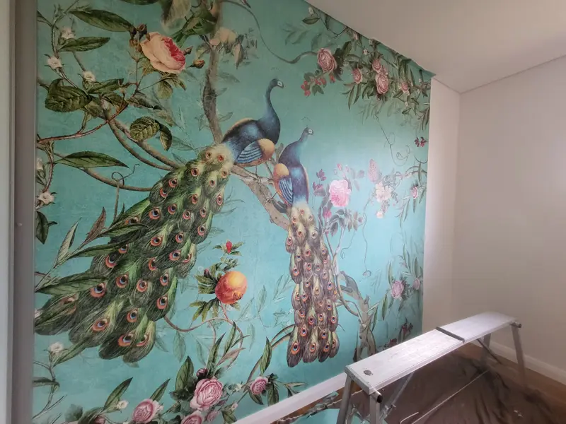 Kids Room Wallpaper Installation