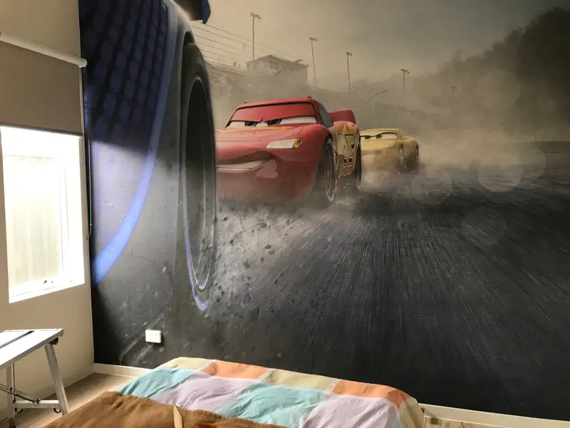 Custom mural Wallpaper Installation