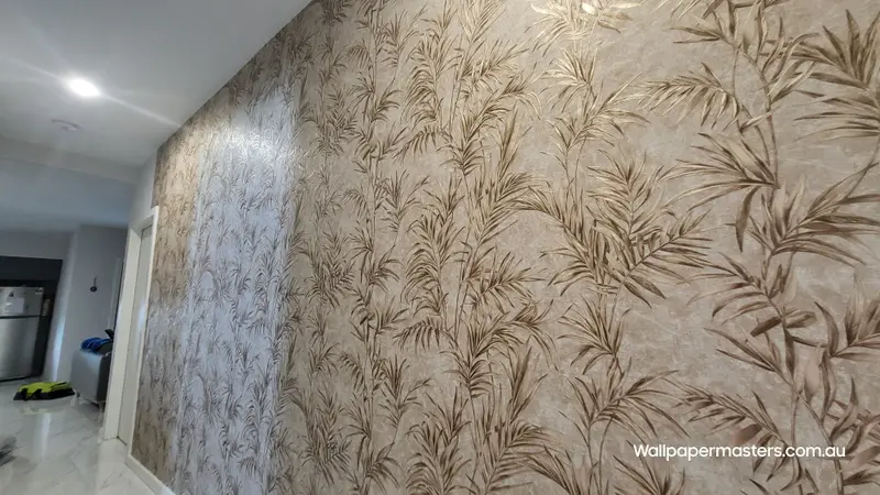 Hallway Wallpaper Installation