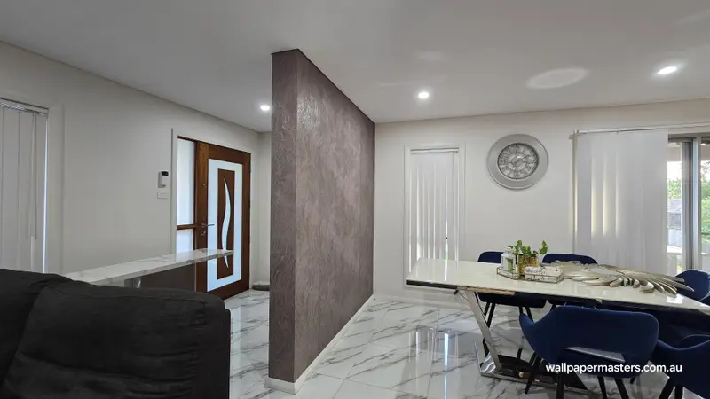 Dining Wallpaper Installation