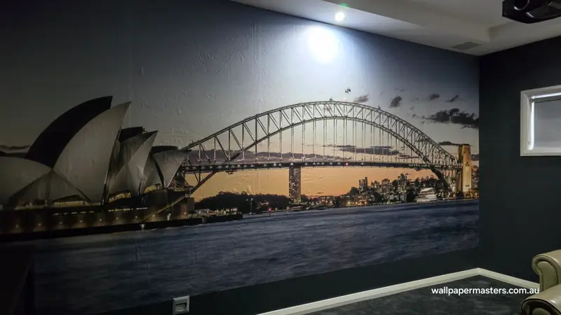 Cinema Wallpaper Installation