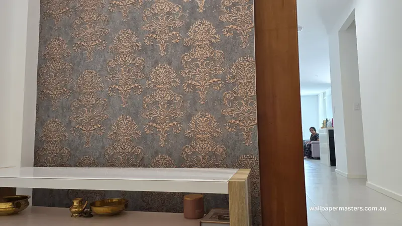 Prayer Room Wallpaper Installation