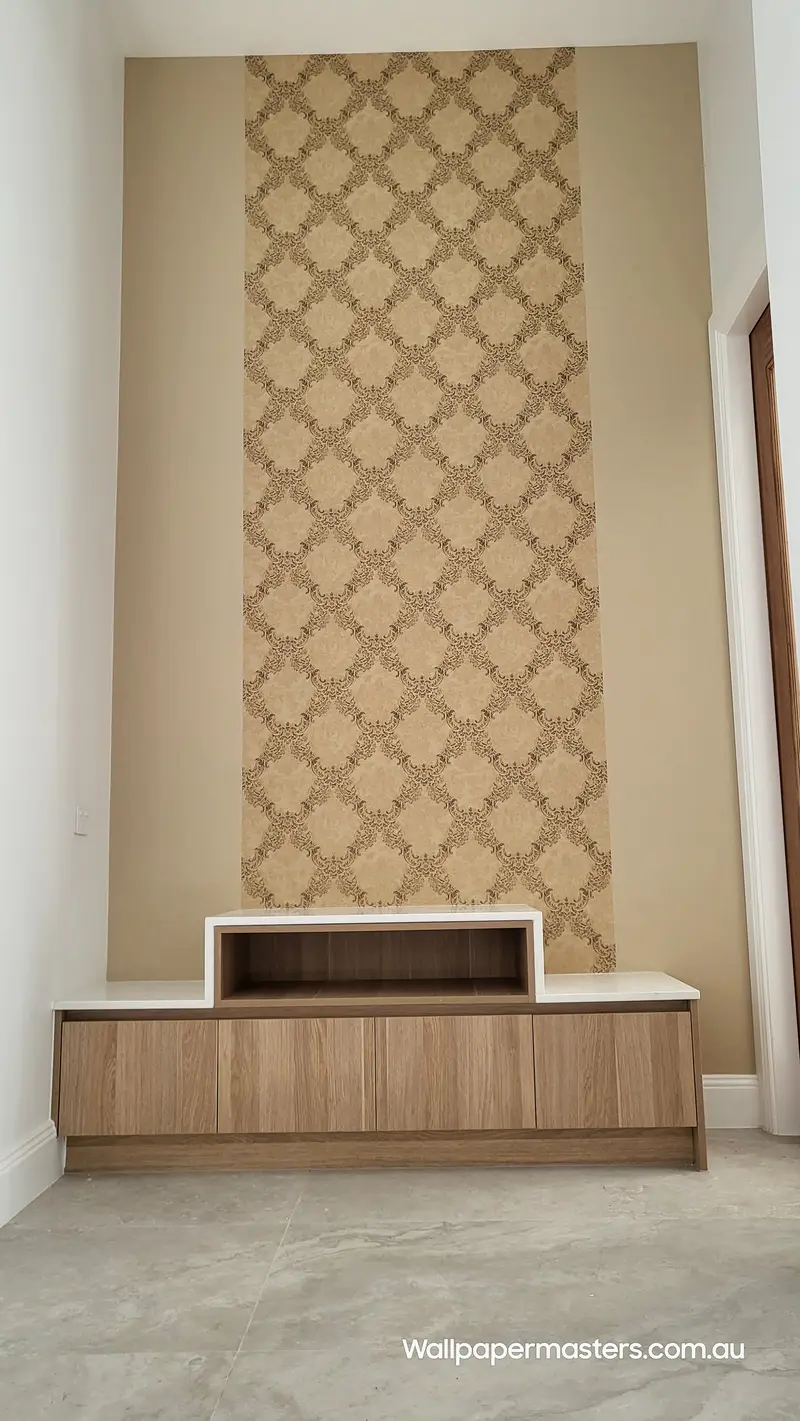 Prayer Room Wallpaper Installation