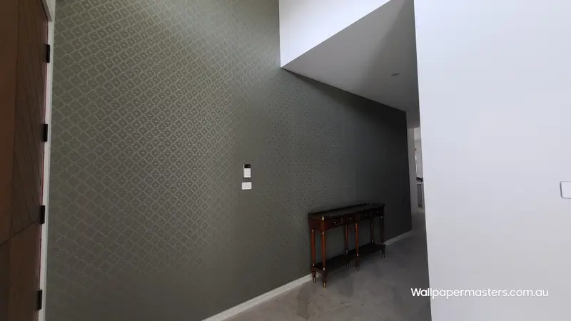 Hallway Wallpaper Installation