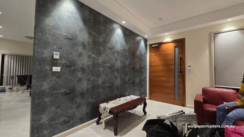 Hallway Wallpaper Installation