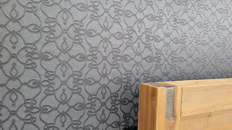 Bedroom Wallpaper Installation