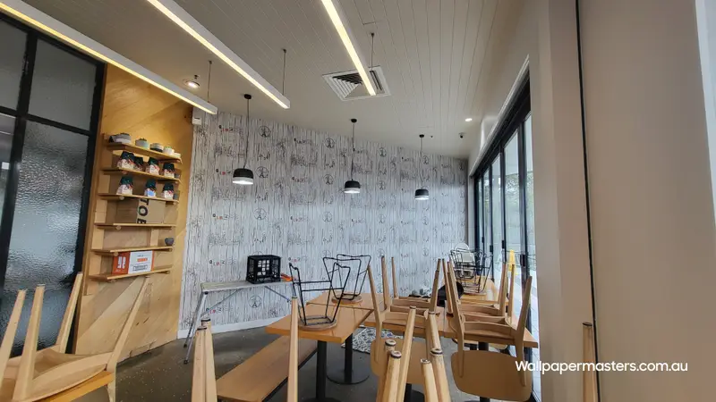 Commercial, Shops Wallpaper Installation