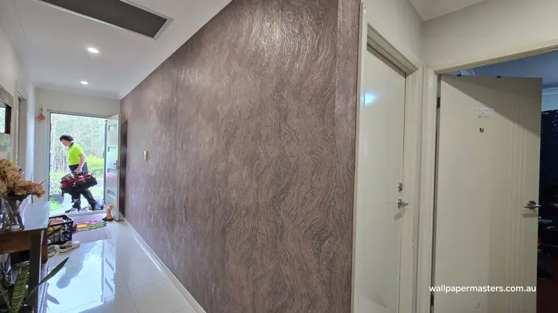 Hallway Wallpaper Installation