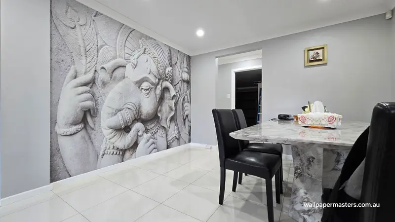 Custom mural Wallpaper Installation