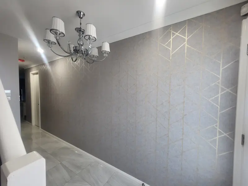 Hallway Wallpaper Installation