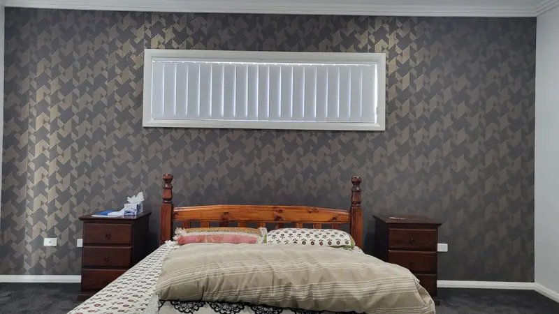 Bedroom Wallpaper Installation