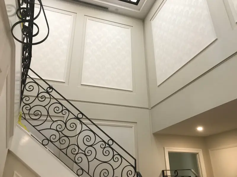 Hallway Wallpaper Installation