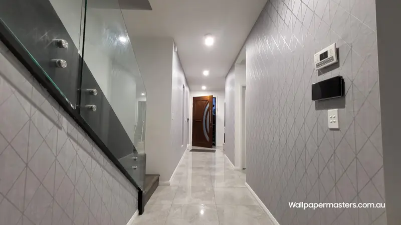 Hallway Wallpaper Installation