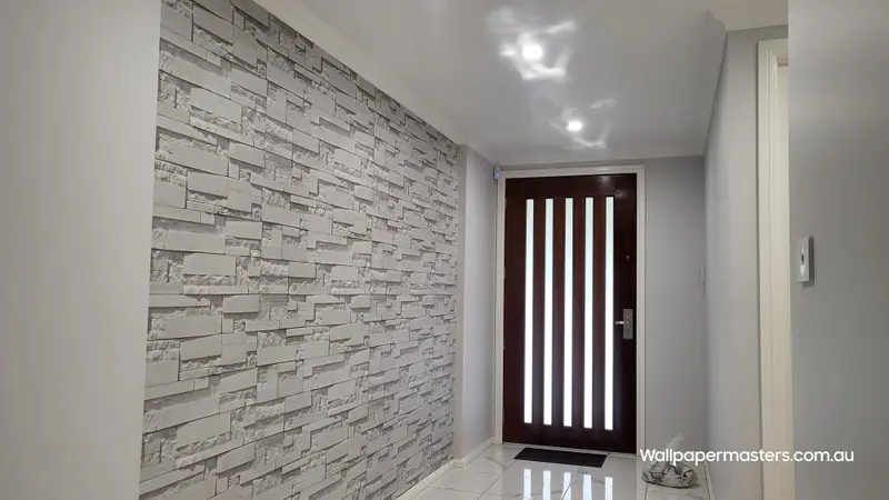 Hallway Wallpaper Installation