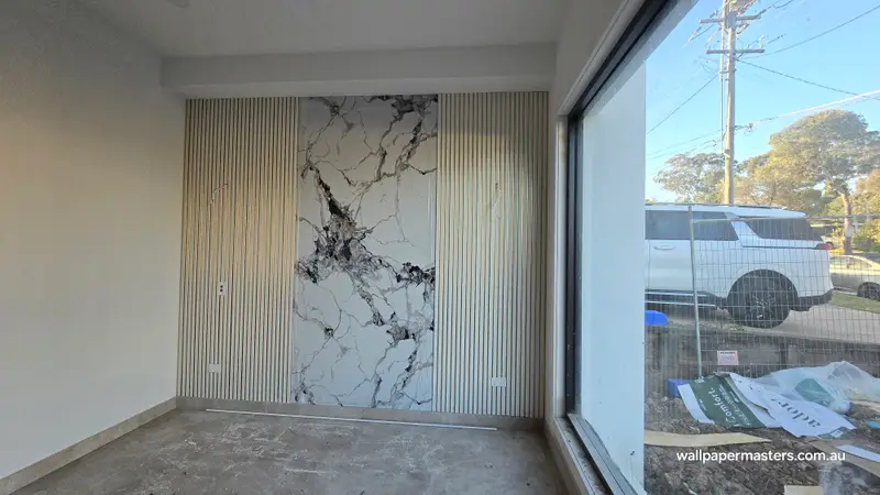 Bedroom Wallpaper Installation