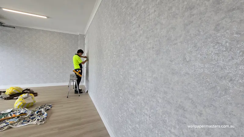Office Wallpaper Installation