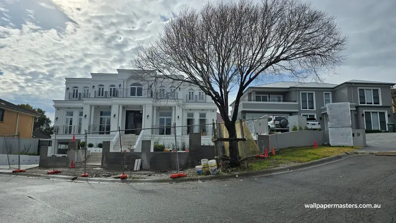 Toilet Wallpaper Installation