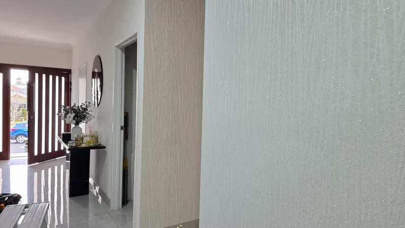 Hallway Wallpaper Installation