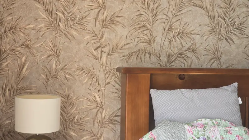 Bedroom Wallpaper Installation