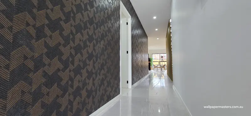 Hallway Wallpaper Installation